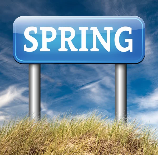 Spring time sign — Stock Photo, Image