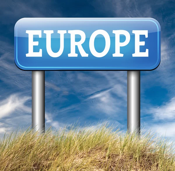 Europa verkeersbord — Stockfoto