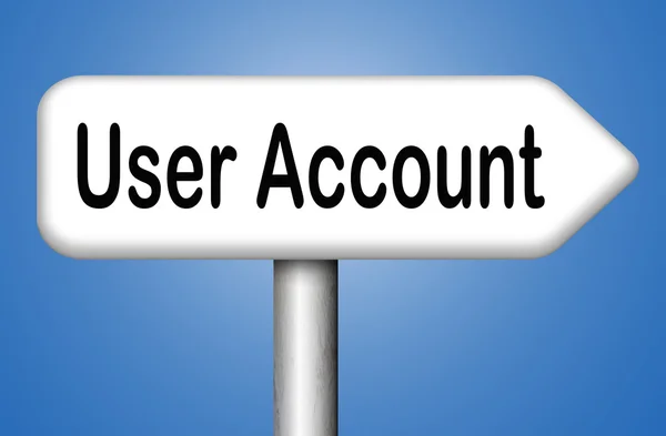 Your user account — Stock Photo, Image