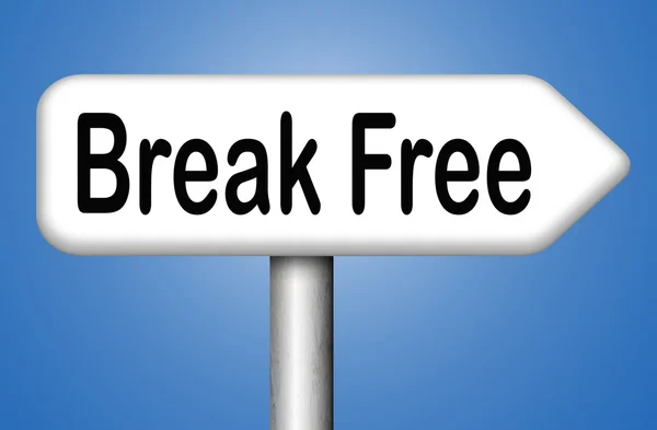 Break free sign — Stock Photo, Image