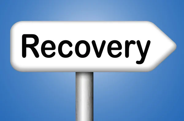 Econimic recovery sign — Stock Photo, Image