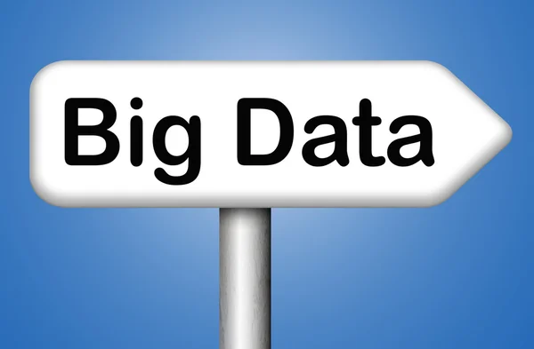 Big data sign — Stock Photo, Image