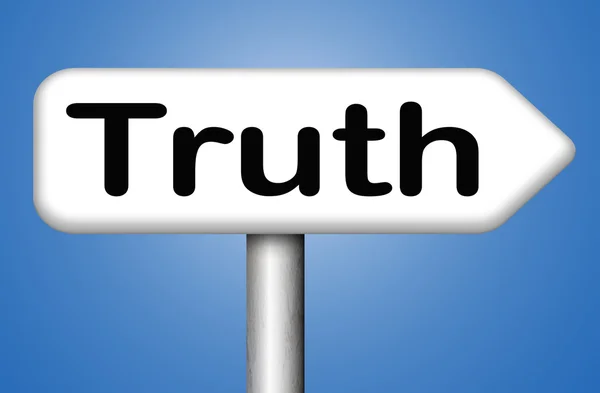 Find truth sign — Stock Photo, Image