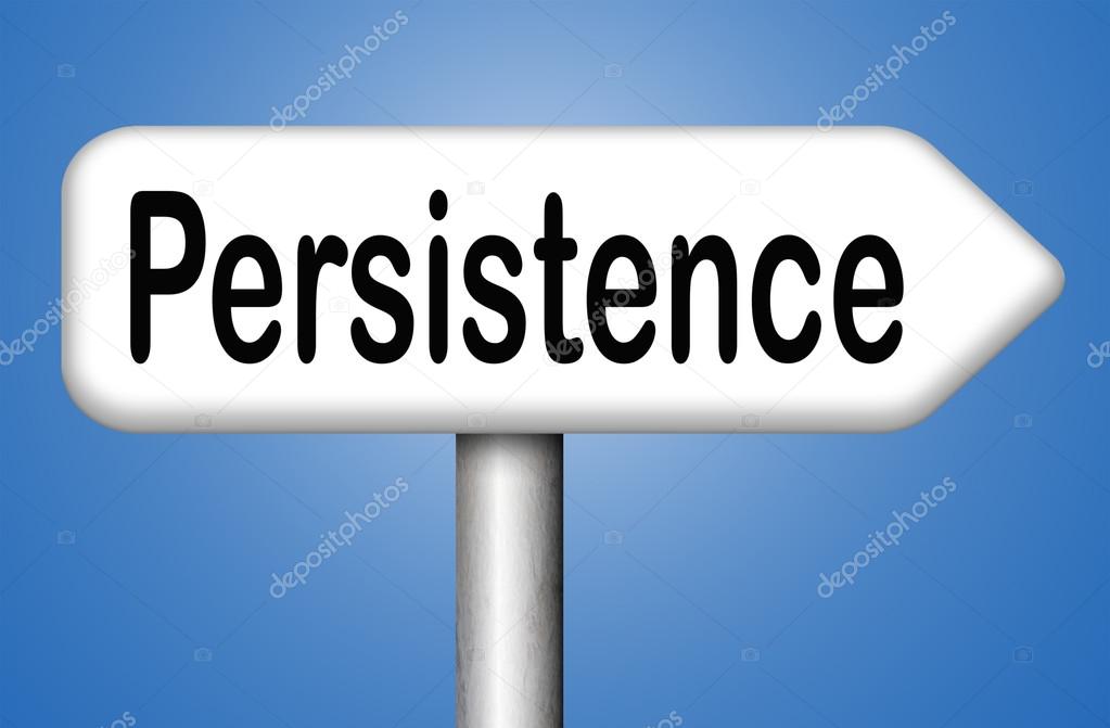 Persistence road sign