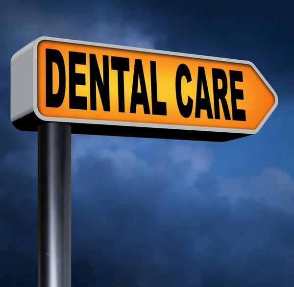 Dental care sign — Stock Photo, Image