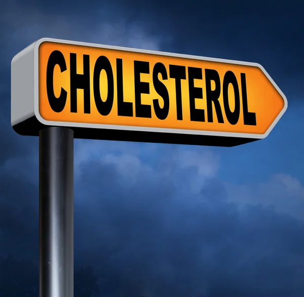 High cholesterol sign — Stock Photo, Image