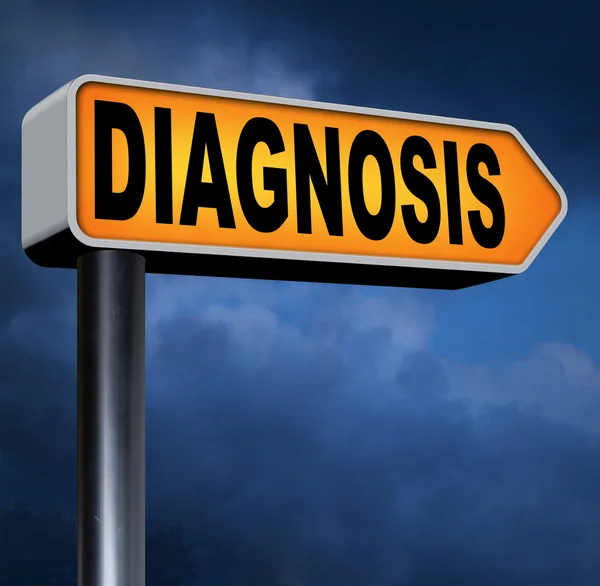 Medical Diagnosis sign — Stock Photo, Image