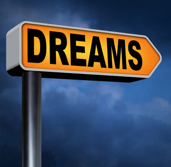 Dreams realize sign — Stock Photo, Image