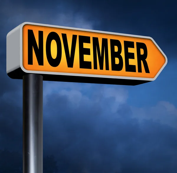 Επόμενο μήνα Νοέμβριο — Φωτογραφία Αρχείου