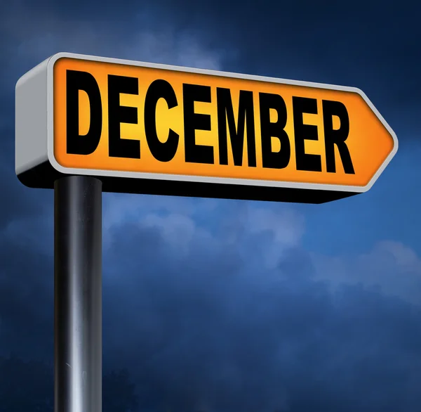 December laatste maand van het jaar — Stockfoto