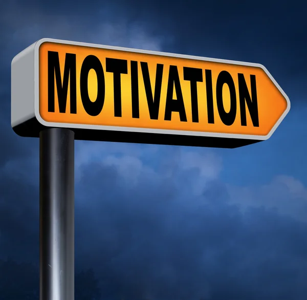 Motivation road sign — Stock Photo, Image