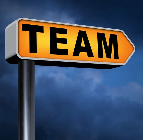 Team or group sign — Stock Photo, Image