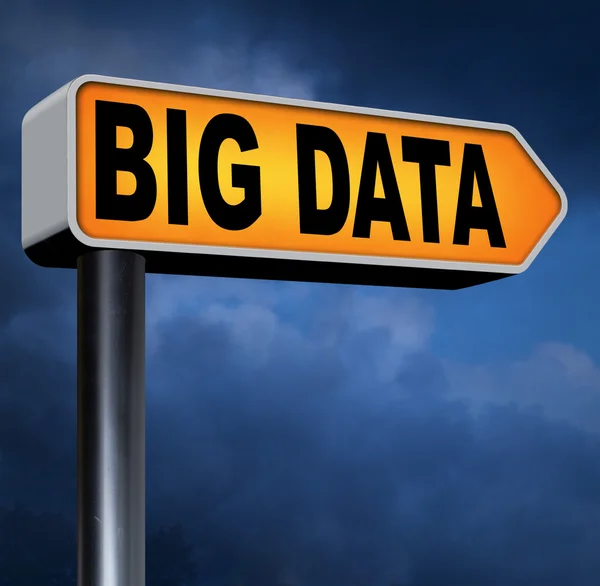 Segno Big Data — Foto Stock