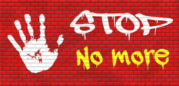No más graffiti — Foto de Stock