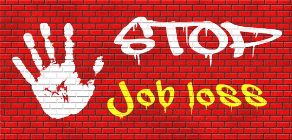 Stop job loss — Stock Photo, Image