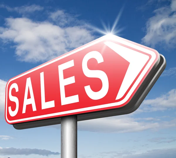 Online sales sign — Stock Photo, Image