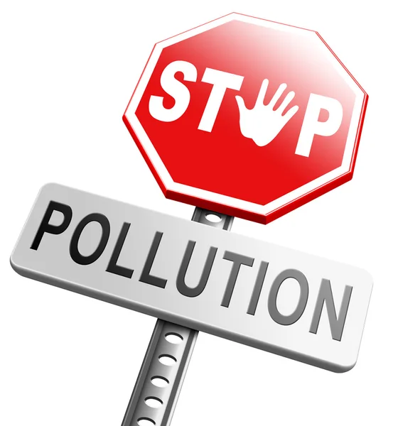 Stop pollution reuse and recycle — Stock Photo, Image