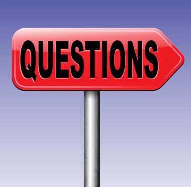 sorulara yol levhası