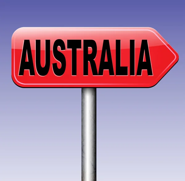 Australia road sign — Stock Photo, Image