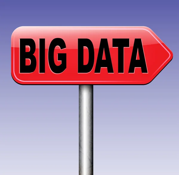 Big data sign — Stock Photo, Image