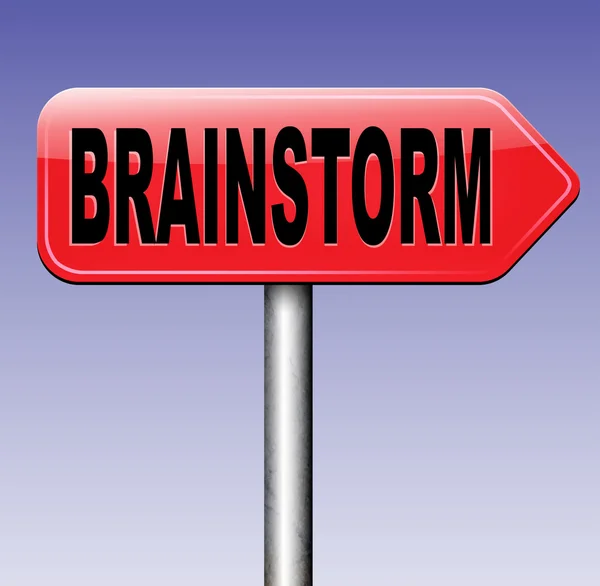 Brain storming teamwork — Stock Photo, Image