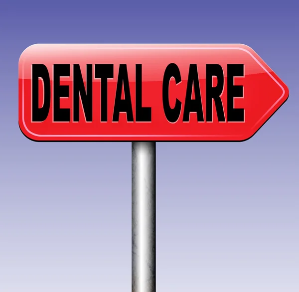 Dental care sign — Stock Photo, Image