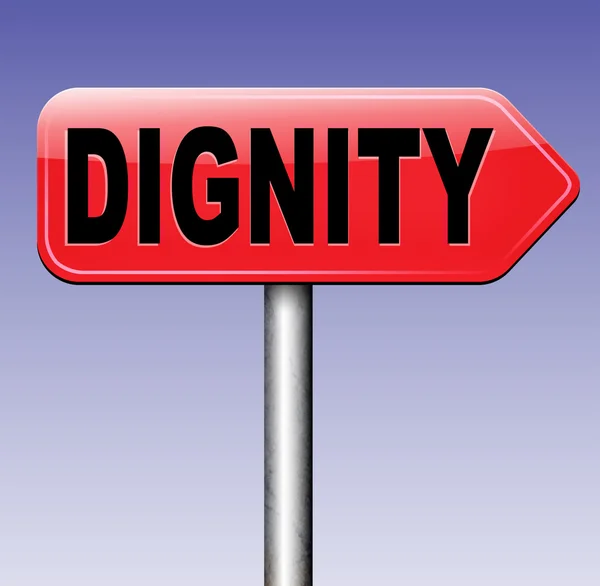 Dignity self esteem — Stock Photo, Image