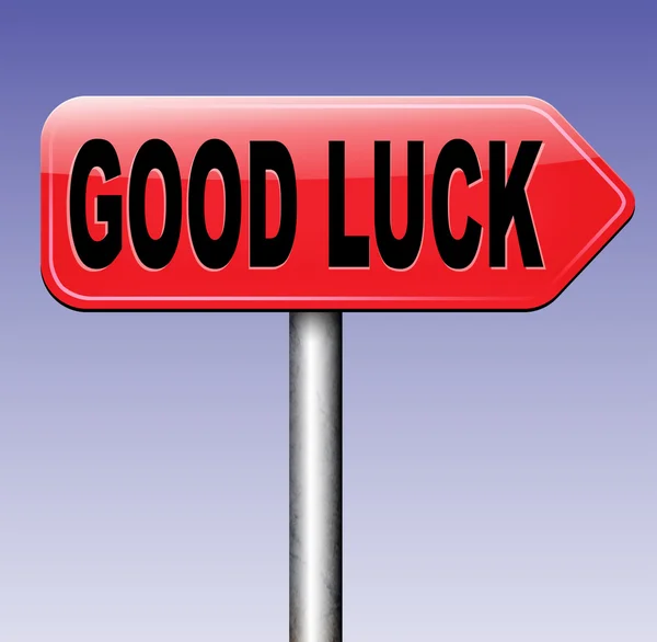 Good luck sign — Stock Photo, Image