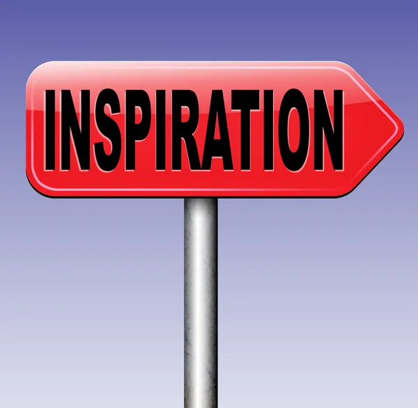 Inspiration road sign — Stock Photo, Image