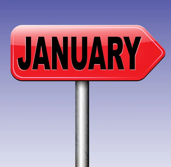 January first month of next year — Stock Photo, Image