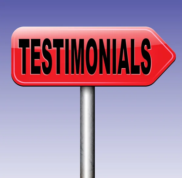 Customer feedback testimonials — Stock Photo, Image