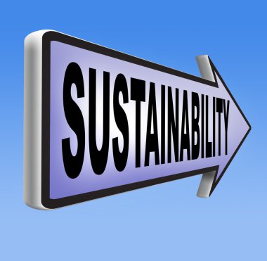 Sürdürülebilirlik yol işareti