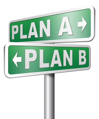 planı bir veya b alternatif seçenekler