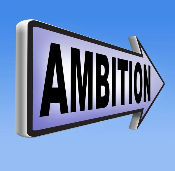 Ambition think big set — Stock Photo, Image