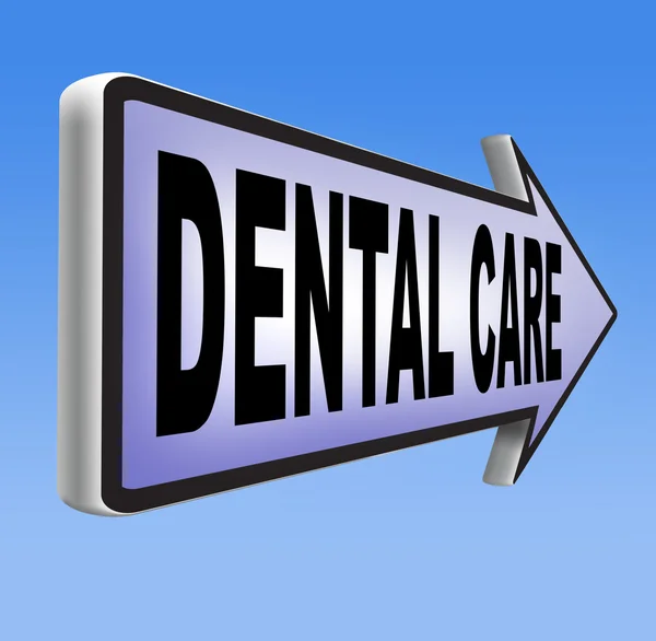 Dental care sign — Stock Photo, Image