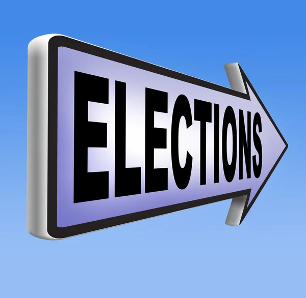 Neuwahlen zur Regierungsbildung — Stockfoto