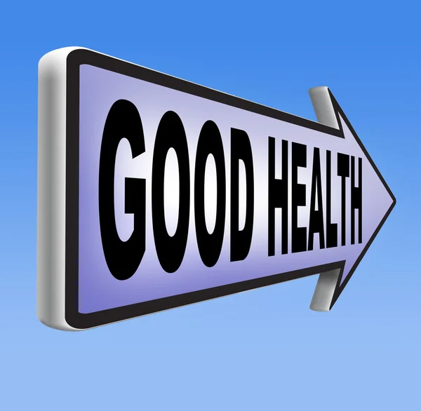 Znamení dobré zdraví — Stock fotografie