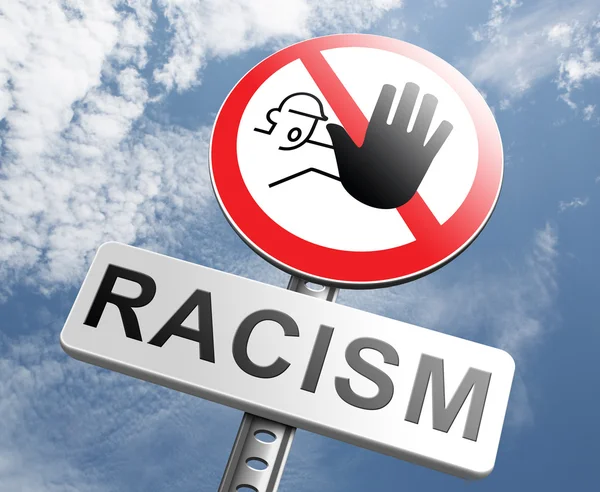 Arrêter la discrimination pas de racisme — Photo