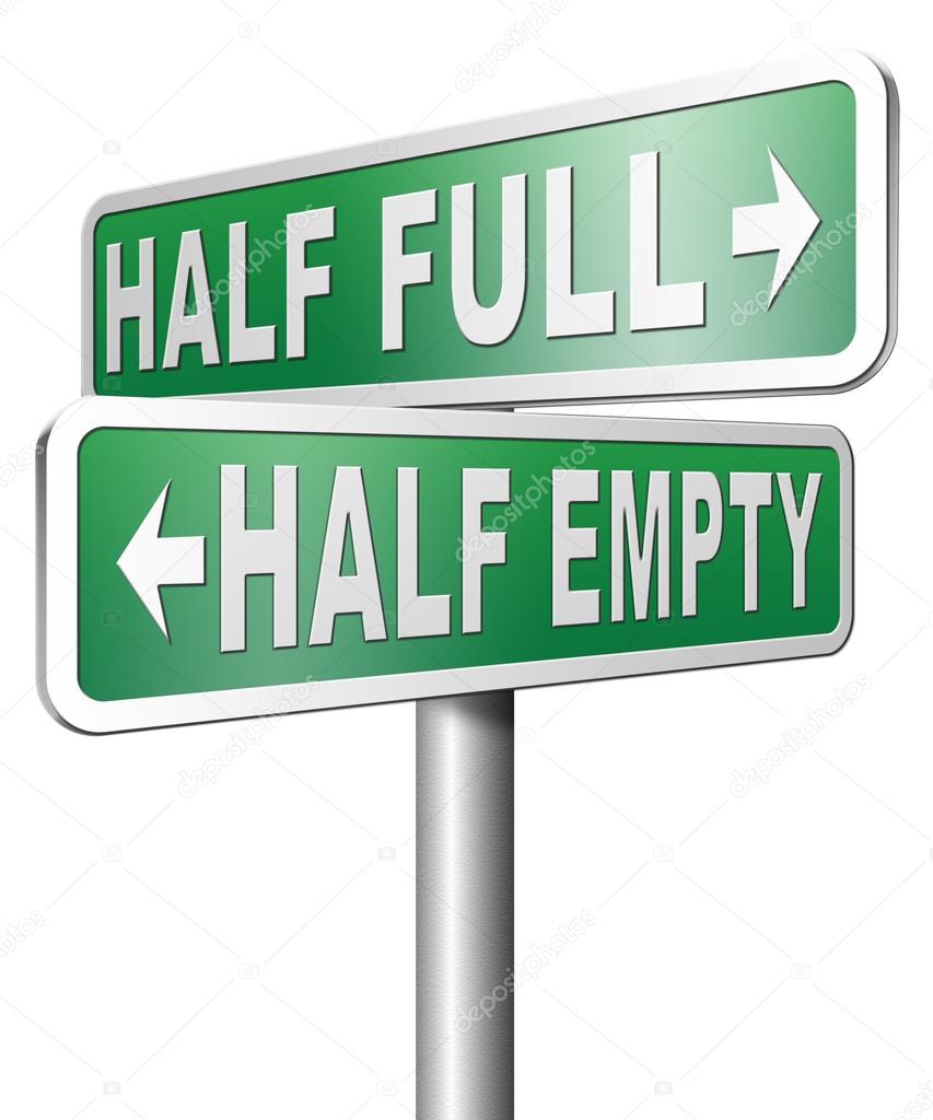 Half full or half empty Royalty Free Photo, Stock Image by © kikkerdirk  #73976605