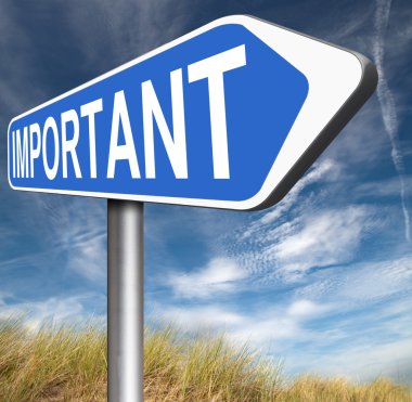 Çok önemli işareti