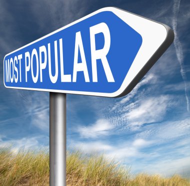 en popüler işareti