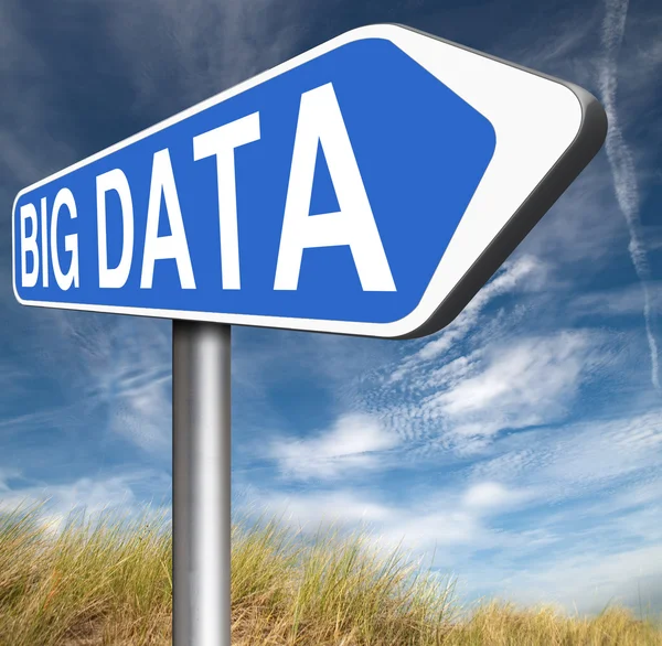 Signo de Big data — Foto de Stock