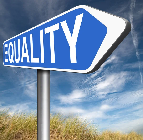 Rovnoprávnost pro všechny a solidaritu se rovná práva — Stock fotografie