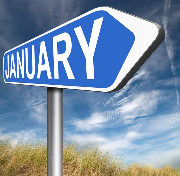 January first month of next year — Stock Photo, Image