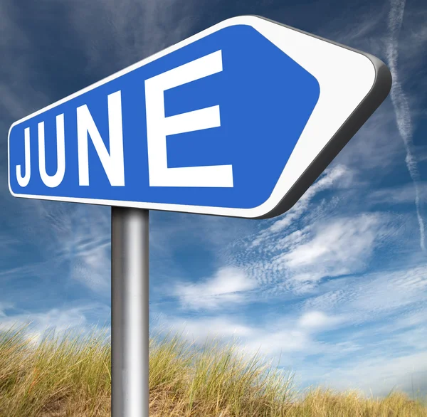 Next june sign — Stock Photo, Image