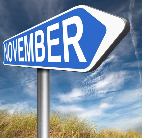 November next month — Stock Photo, Image