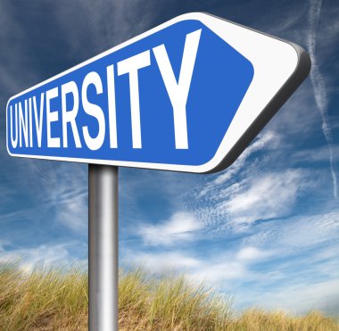 Üniversitesi Eğitim işareti