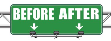 önce işaretinden sonra