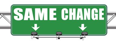 aynı işareti değiştirin