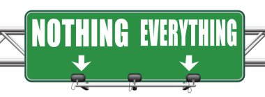 Her şey ya da hiçbir şey işareti